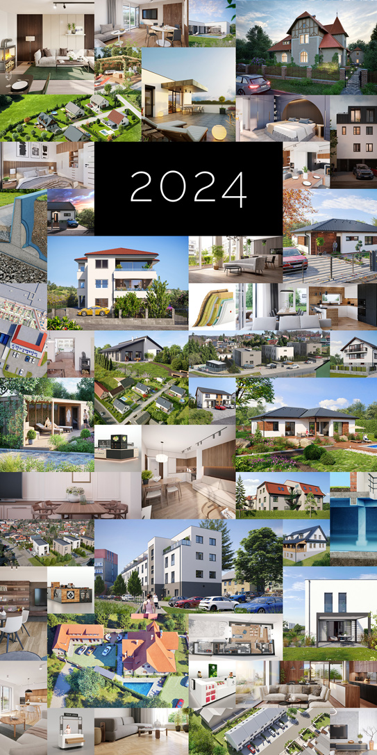 Nejlepší vizualizace domů a interierů v roce 2024