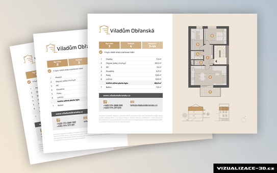 PDF karty projektu Viladům Obřanská