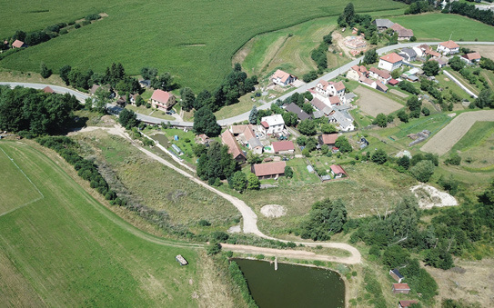 Původní fotografie z dronu – zdroj pro vizualizaci