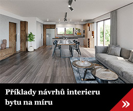 Konkrétní ukázky návrhů interieru bytu na míru