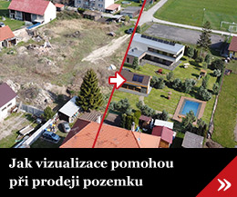 Jak vizualizace pomohou při prodeji pozemku