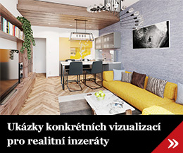 Ukázky vizualizací pro realitní inzeráty