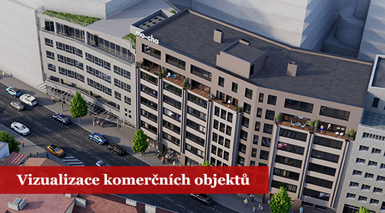 Vizualizace komerčních budov Vizualizace komerčních budov