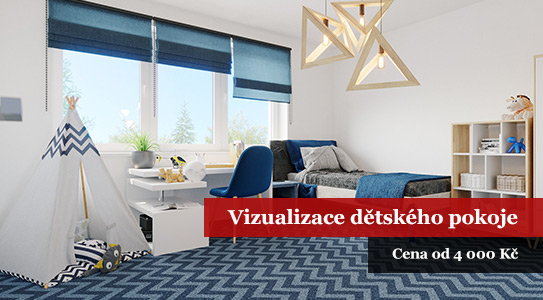 Vizualizace dětského pokoje